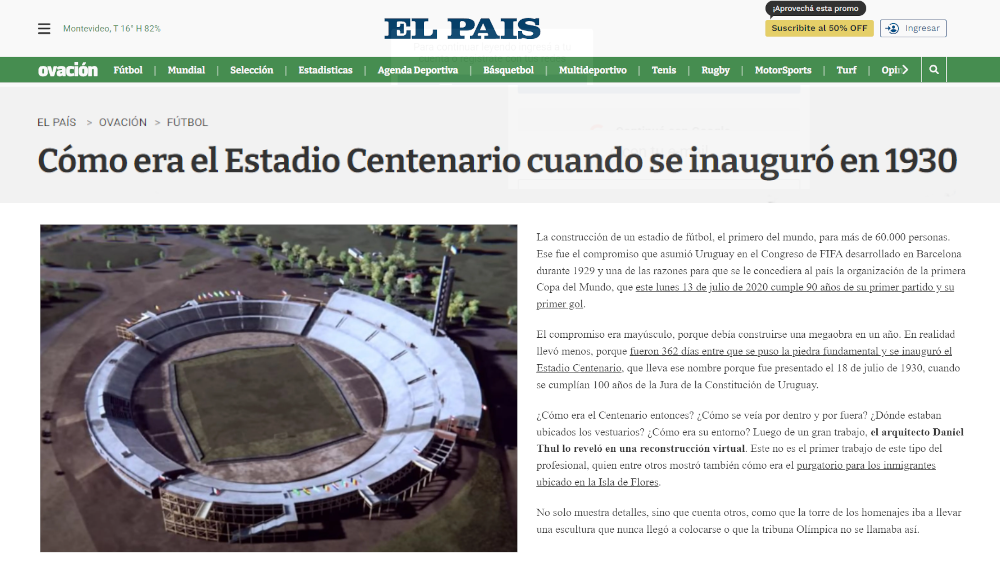Ovación - El Pais